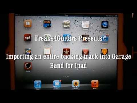 Backing tracks for garageband ipad 3